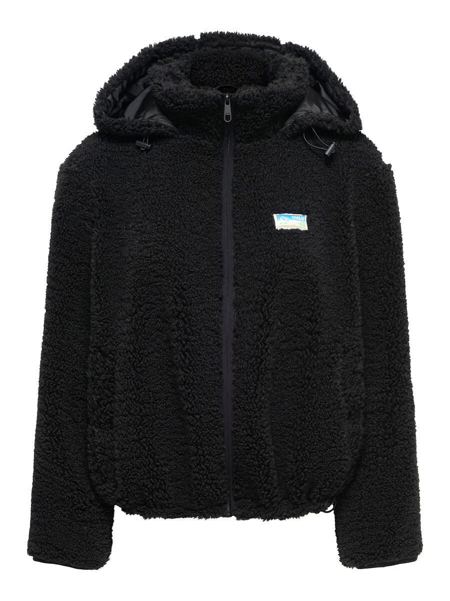 Manteau sherpa à capuche, ONLY