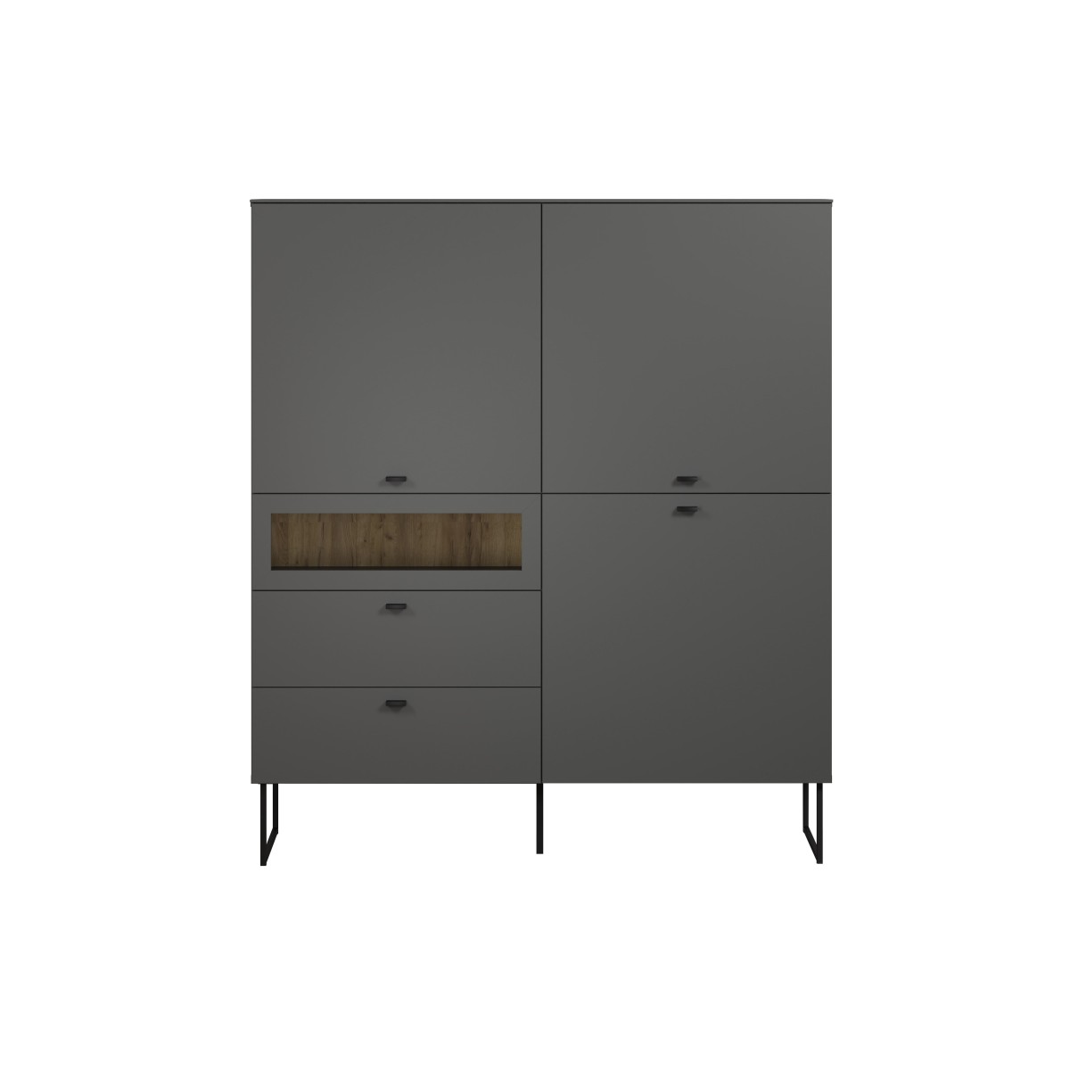 Buffet haut 3 portes, 2 tiroirs - VELA, CALICOSY