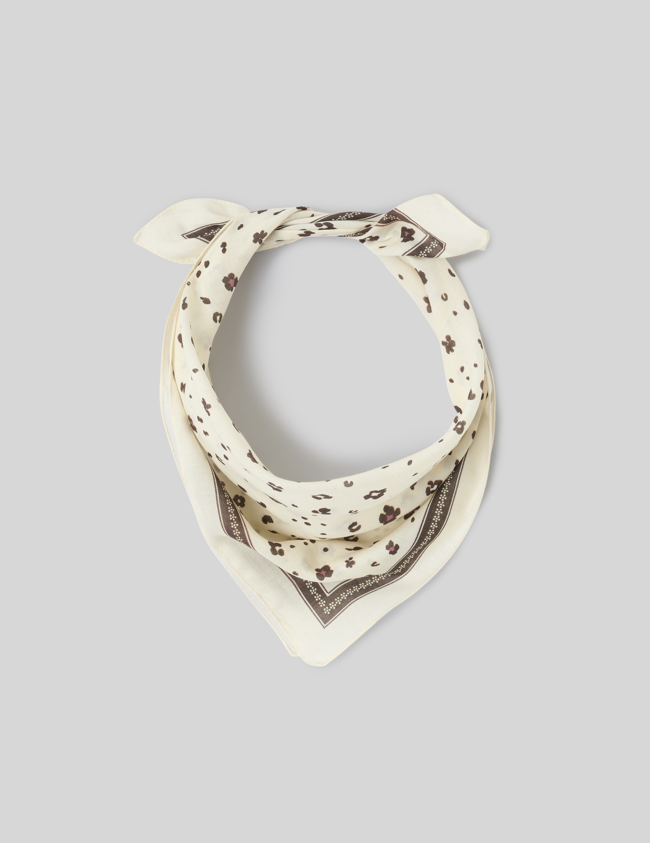 Foulard carré imprimé, BZB