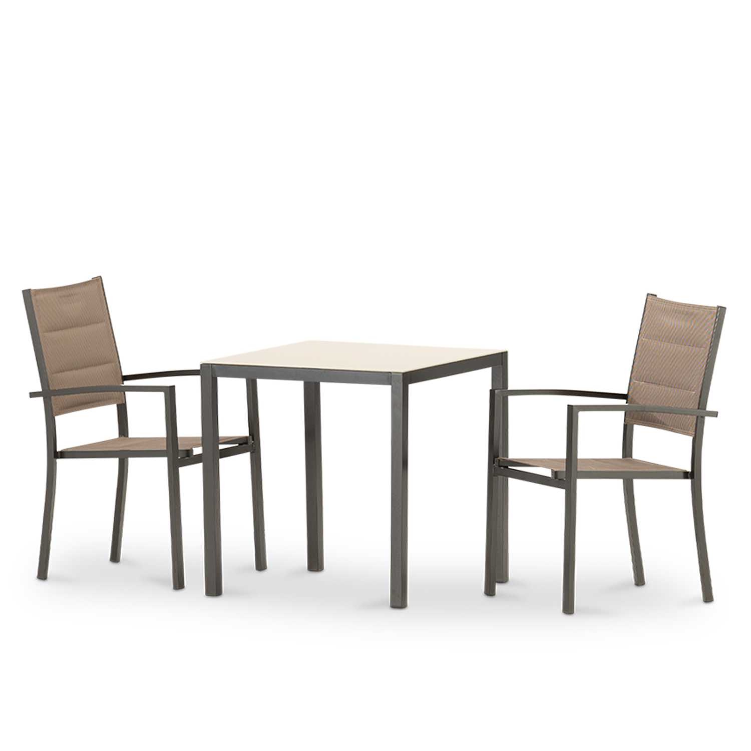 Salon de jardin, 2 chaises, TOKYO, DEFORA HOME
