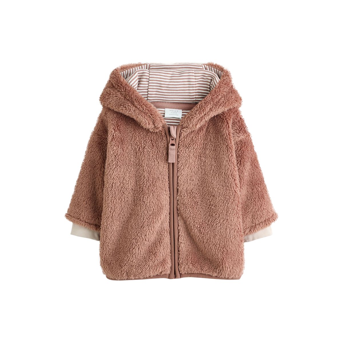 Veste en polaire à capuche motif hamish bébé, NEXT