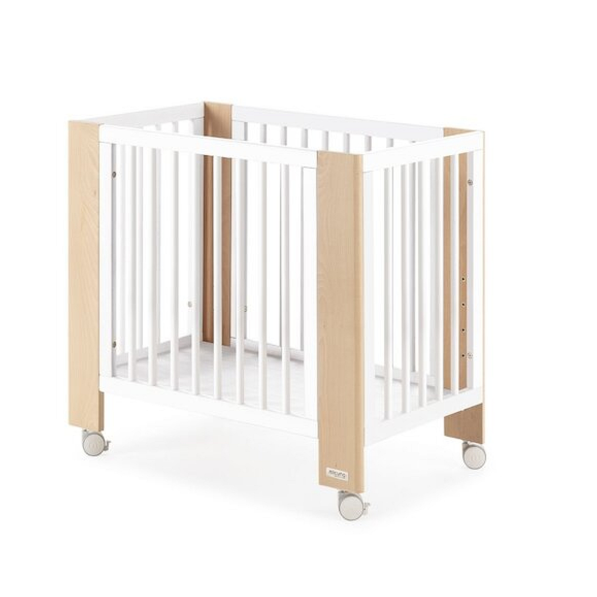 Lit convertible Converbaby 140x70 Blanc/Bois, MICUNA