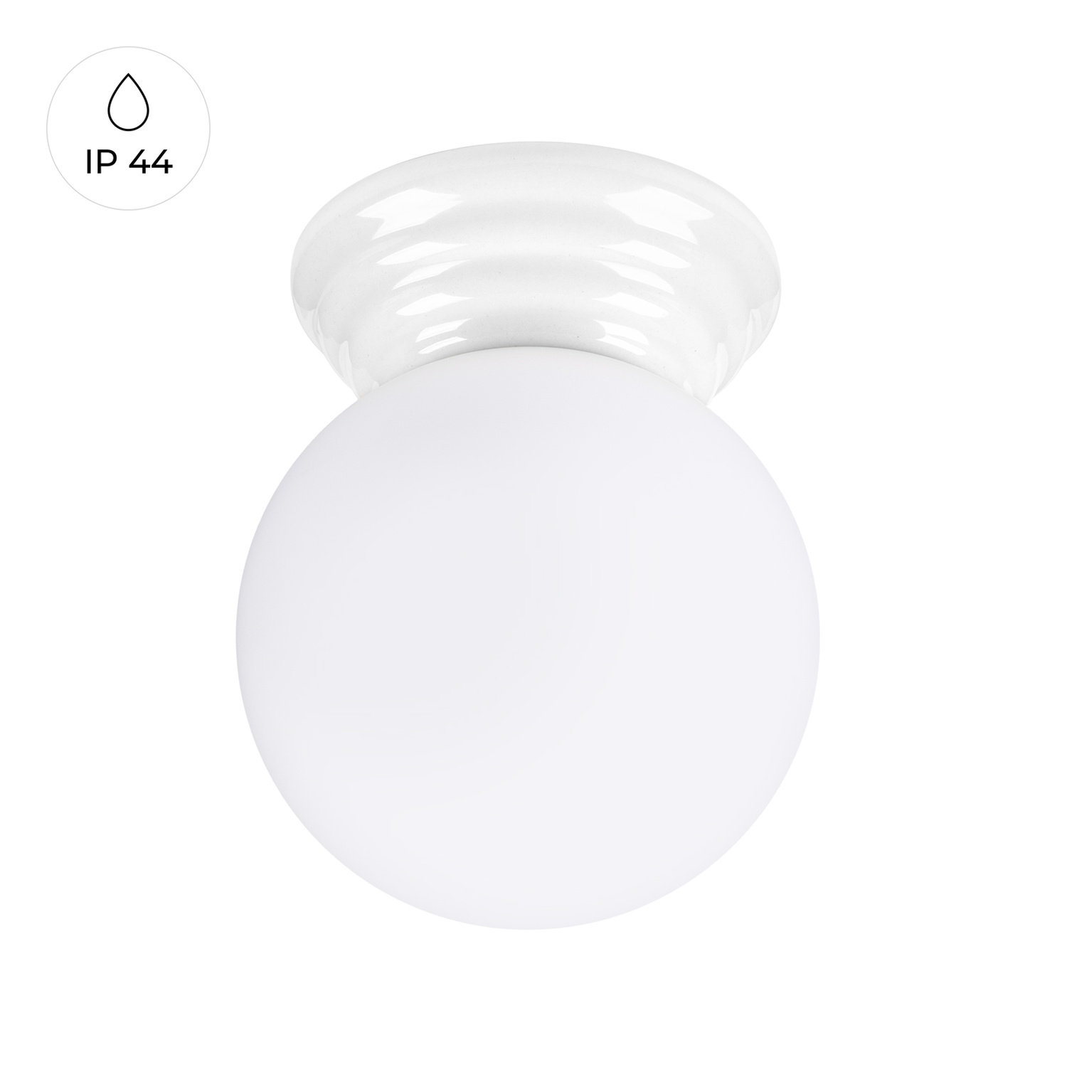 Plafonnier Céramique Blanc G9 1 Zori, EDEN