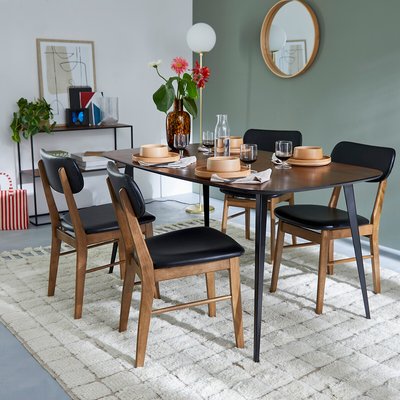 Vintage-Style Inlaid Dining Table, Seats 6. LA REDOUTE INTERIEURS