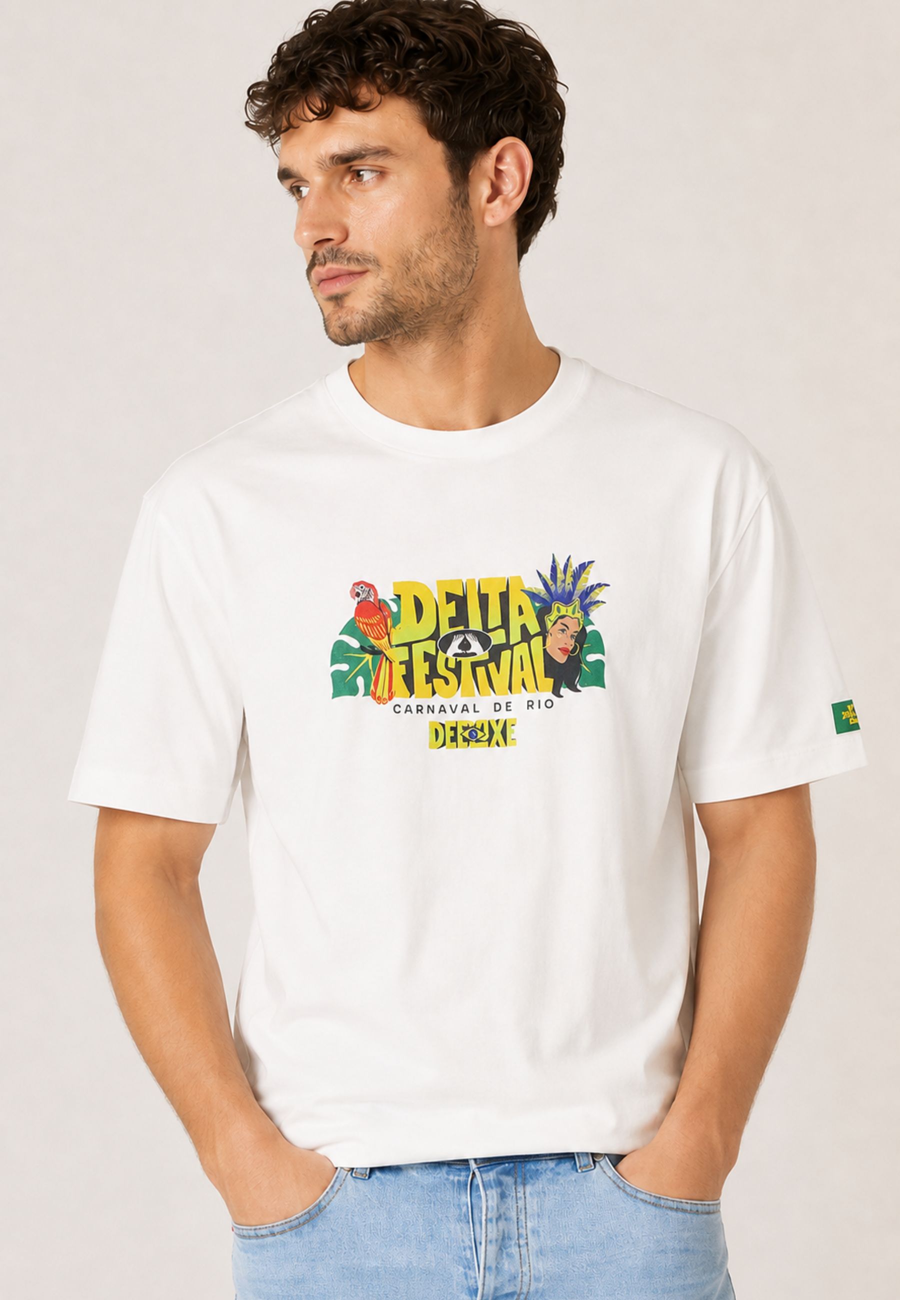 T-shirt unisexe deeluxe x delta à imprimés graphiques DELTA, DEELUXE