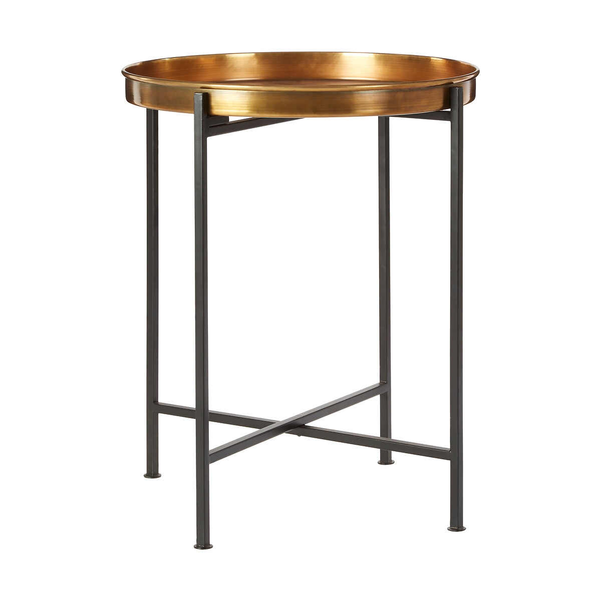 Kito Brass Metal Side Table, SO'HOME