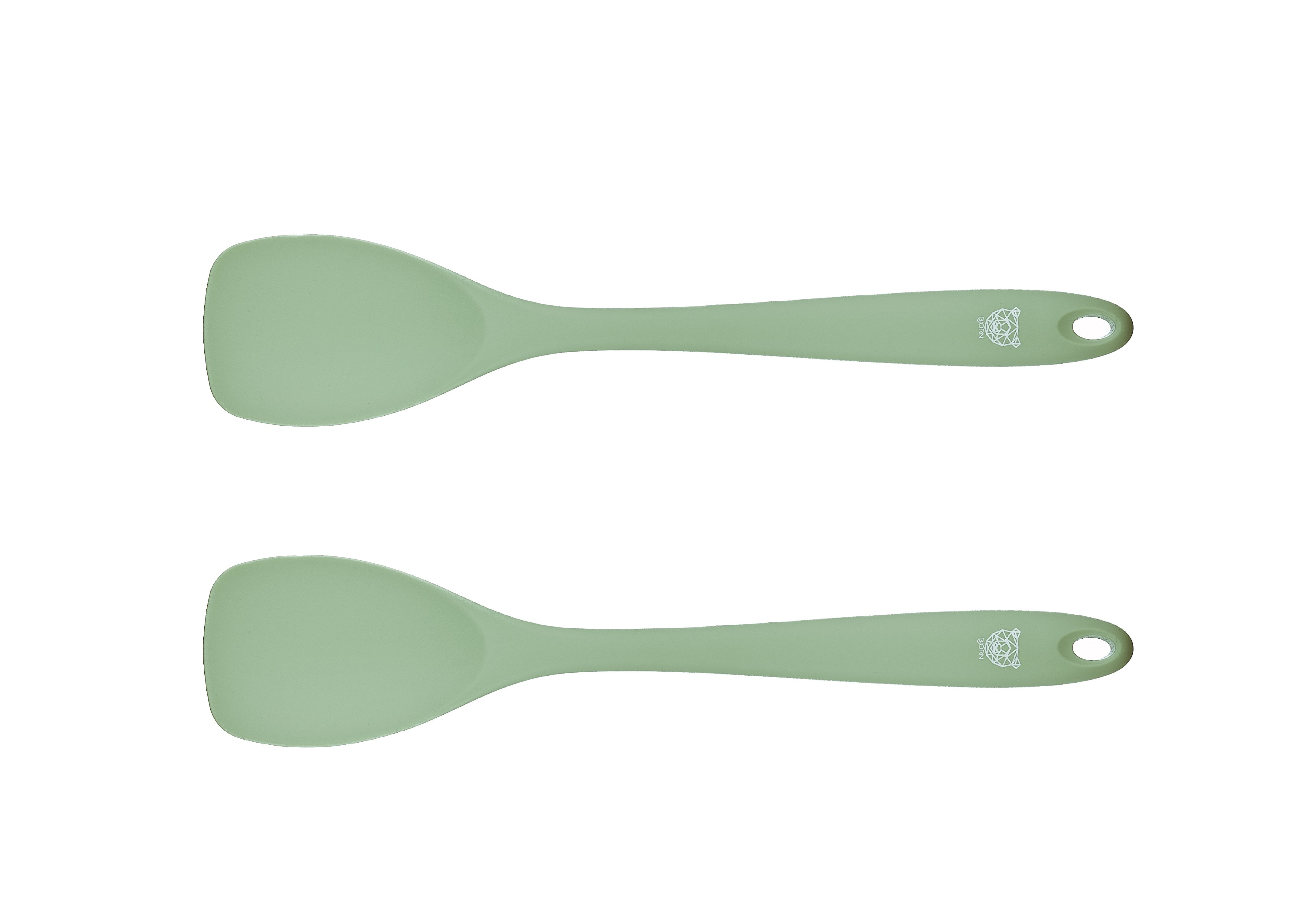 Lot de 2 couverts à salade en silicone et pbt (polybutylène téréphtalate), ne contient pas de mélamine ni polyamide, IVAR, BJORN