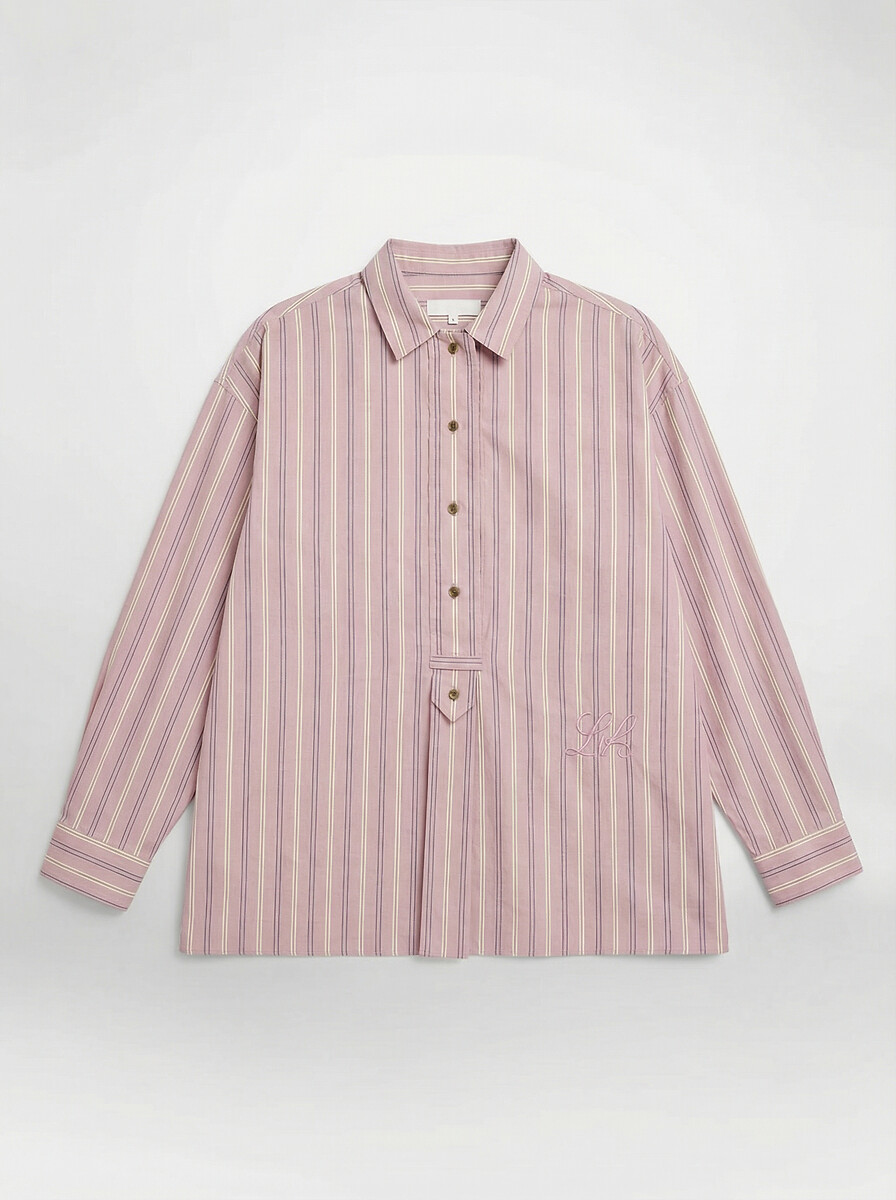 Chemise rayée à manches longues, CHEF, LEON & HARPER
