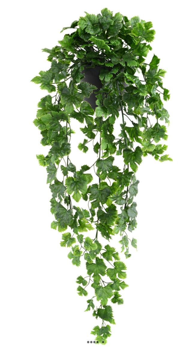 Chute de Vigne en pot artificielle H 68 Verte, ARTIFICIELLES