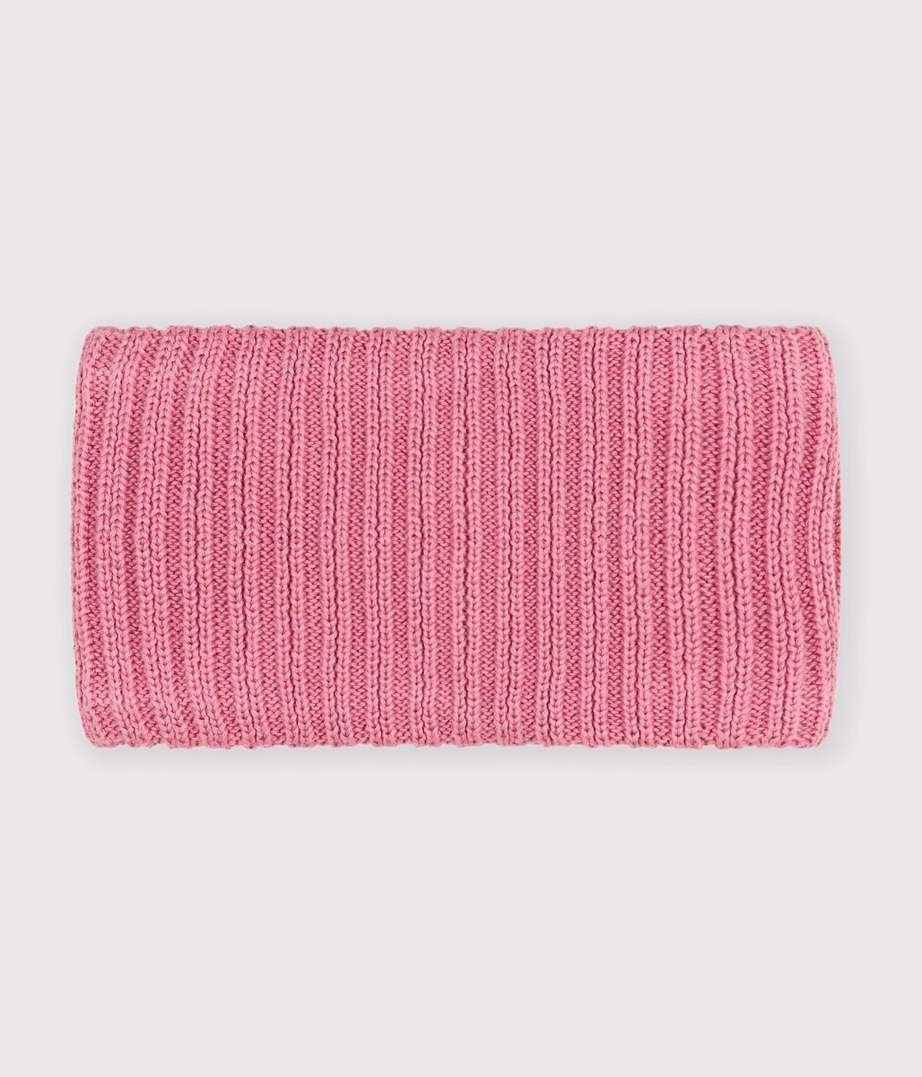 Baby-snood, effen tricot, gevoerd met fleece, PETIT BATEAU