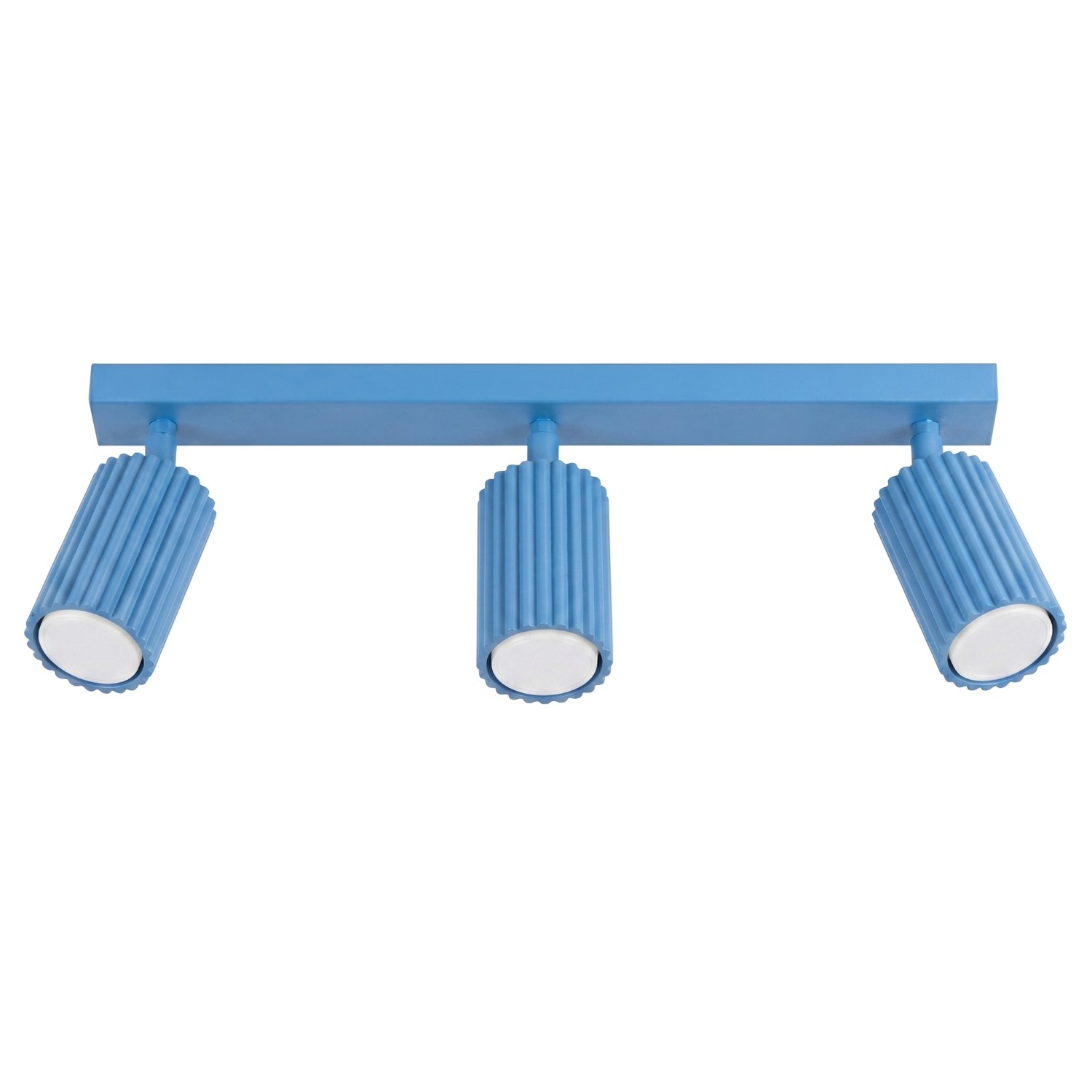Plafonnier Aluminium Bleu GU10 3 Karbon, EDEN