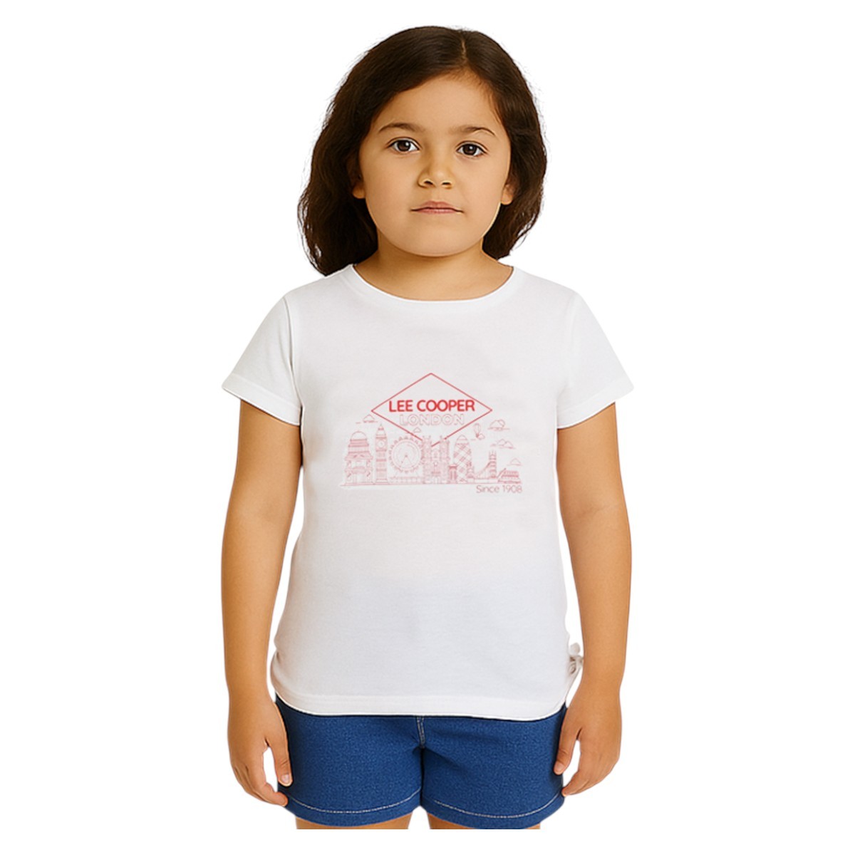 T-shirt manches courtes fille imprimé FLORA, LEE COOPER