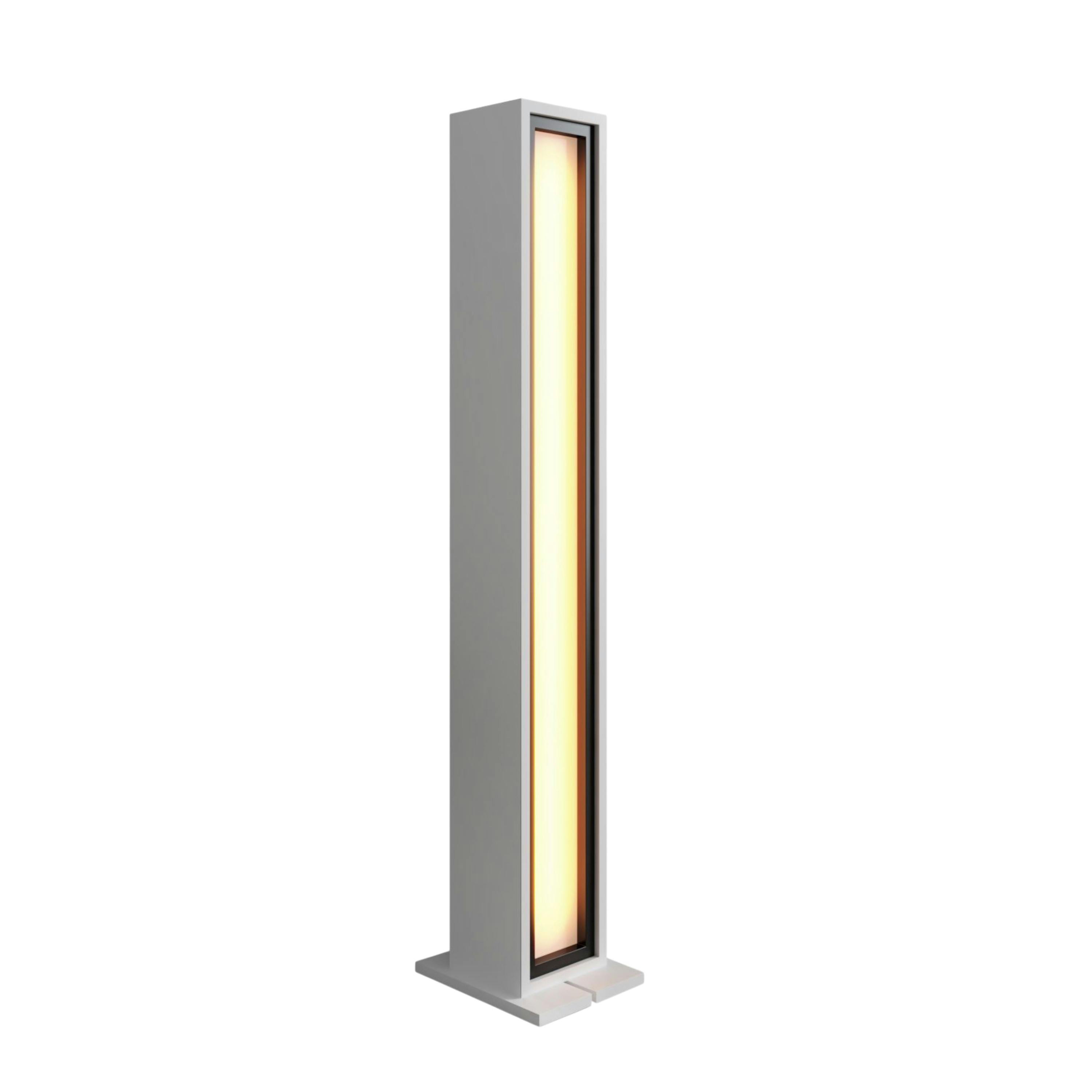 Lampadaire colonne LED avec télécommande AURA, PIER IMPORT