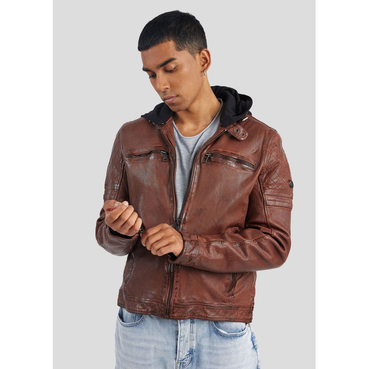 La redoute blouson cuir homme hot sale