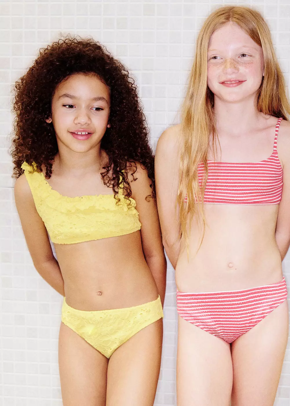 Bikini asymétrique à volants, MANGO KIDS
