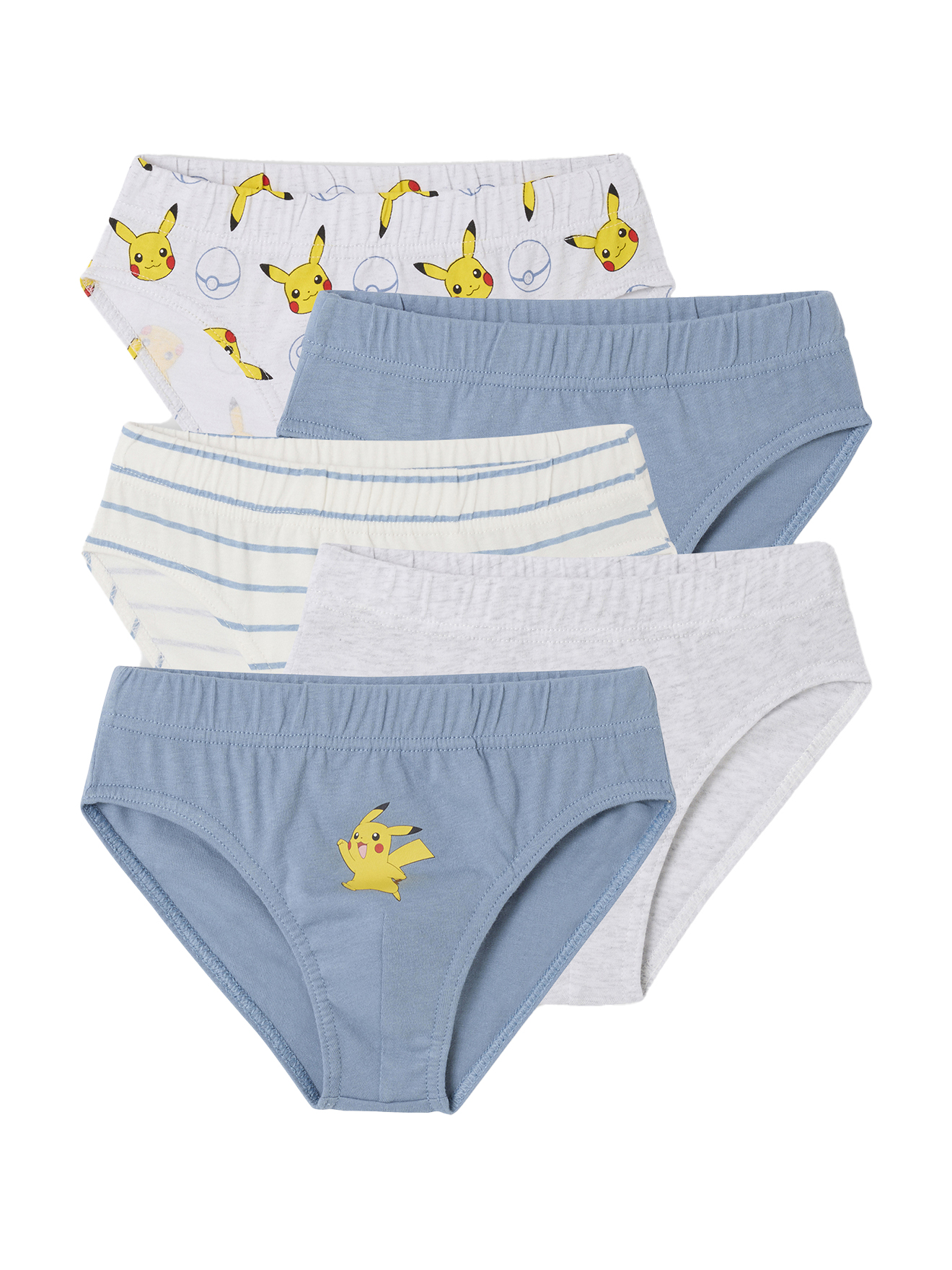 Lot de 5 slips Pokémon®, VERTBAUDET
