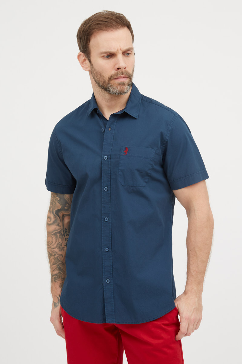 Chemise manches courtes unie légère, MCS