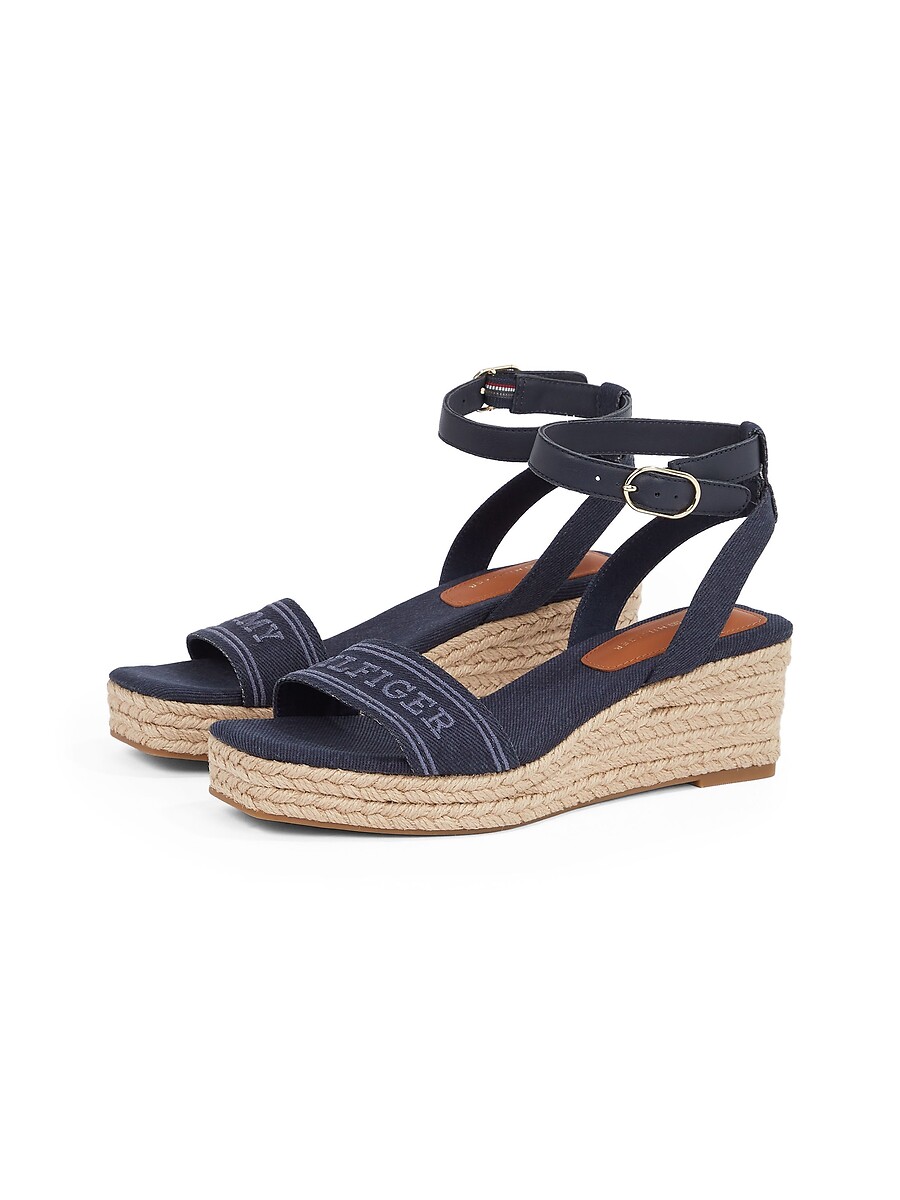 Tommy Hilfiger Sandalias con tacón de cuña — foto 4