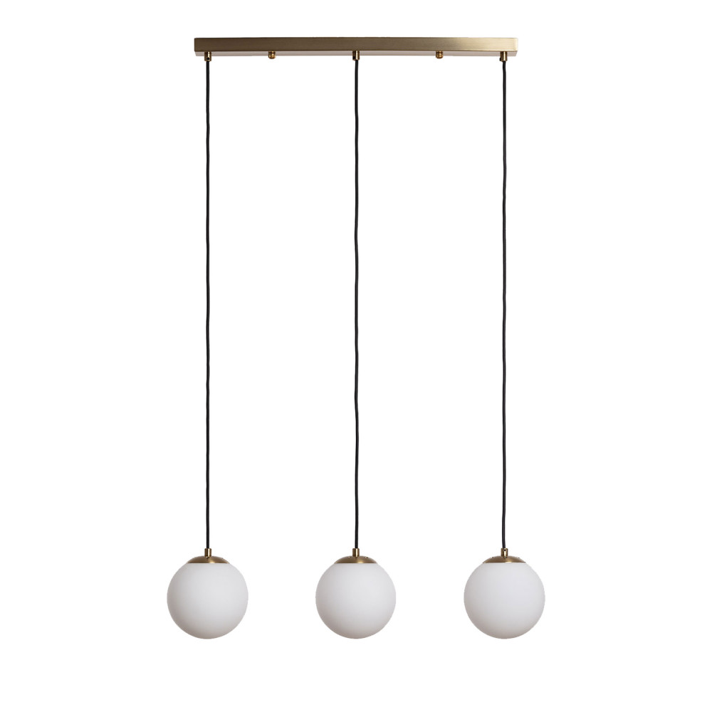 Suspension avec 3 points lumineux en verre- KANO, DRAWER