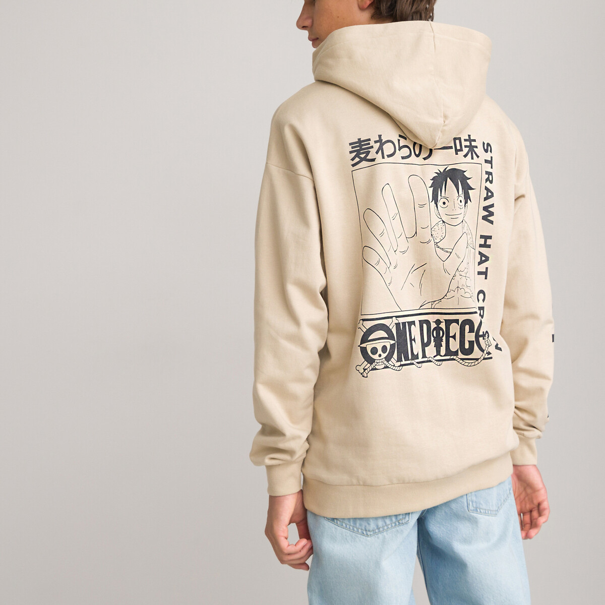 Printed Cotton Oversize Hoodie