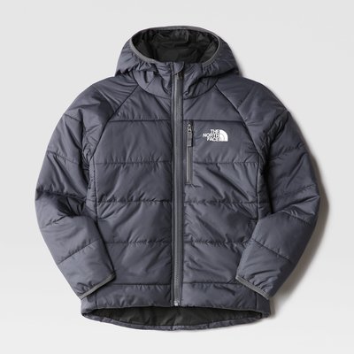 Quilted Hooded Padded Jacket with Logo Print THE NORTH FACE