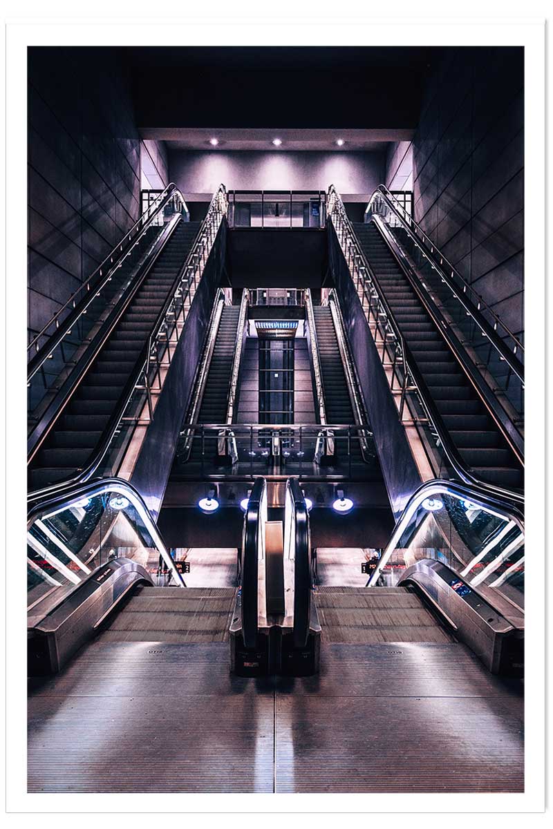 Affiche paris les halles il est 5 heures.., HEXOA