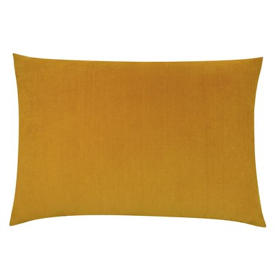 Velvet Linen-Look Contrasting Reverse Filled Cushion 46x60cm SO'HOME