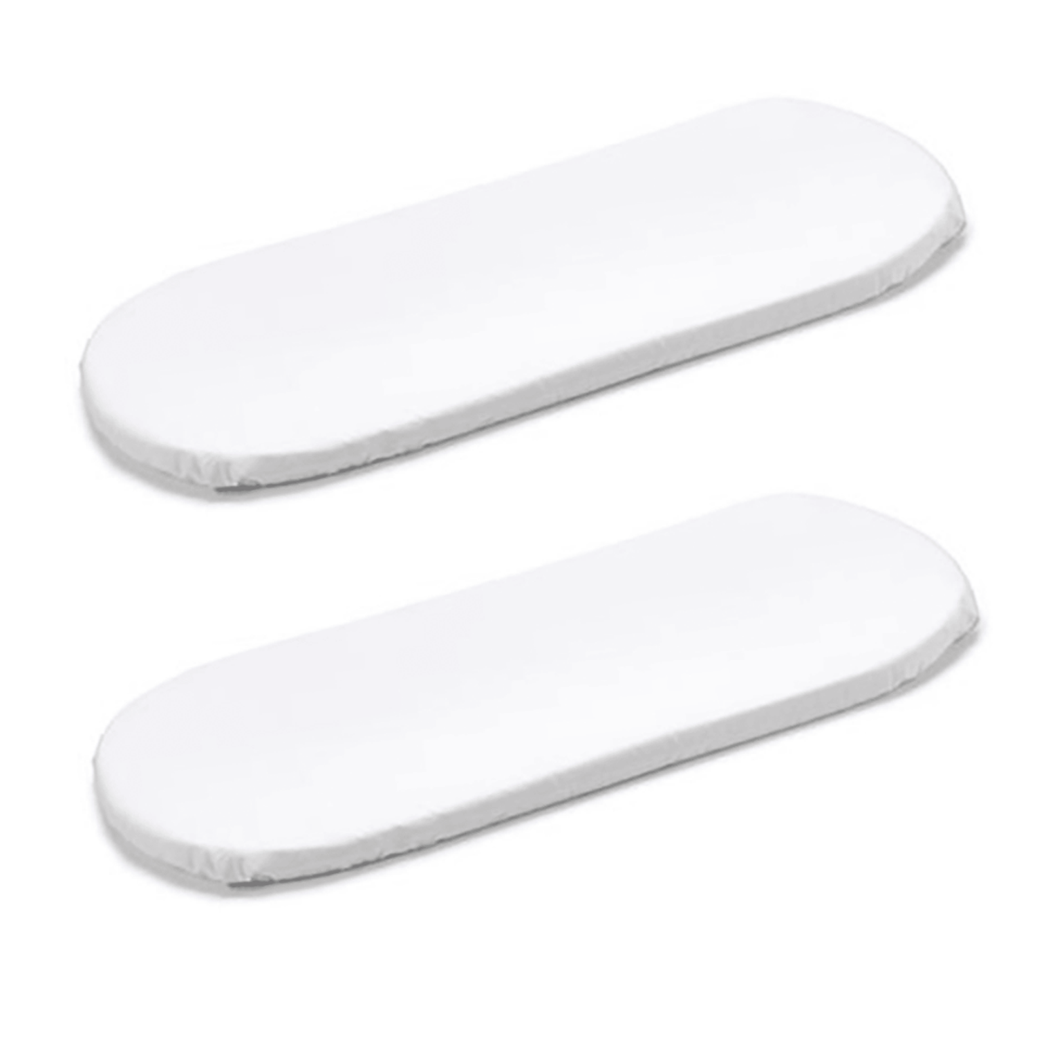 Lot de 2 Alèses 80x30cm en Coton Bio pour Couffin, Nacelle ou Berceau, PREMIERS MOMENTS