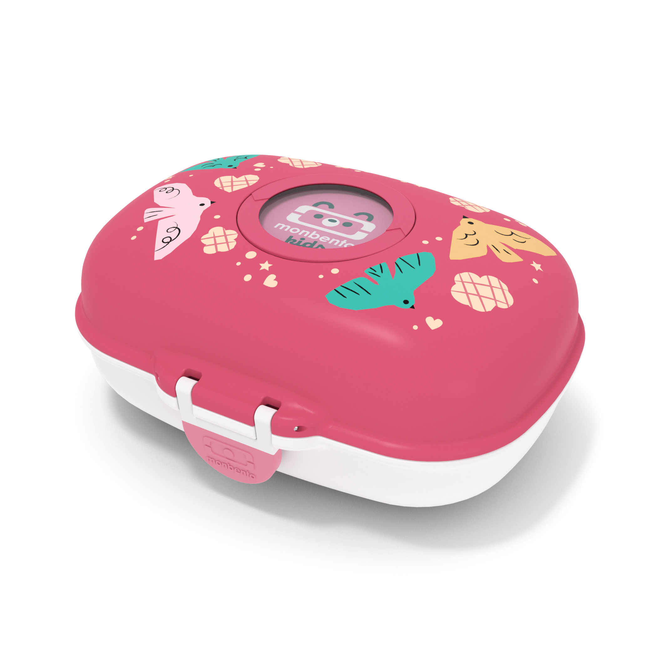 Boite À Gouter Mb Gram Cannelle Fox - 600 Ml - Rose, MONBENTO
