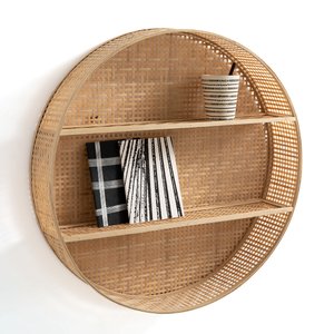 Estantería redonda de pared, de bambú Ø60 cm, Hadga LA REDOUTE INTERIEURS image