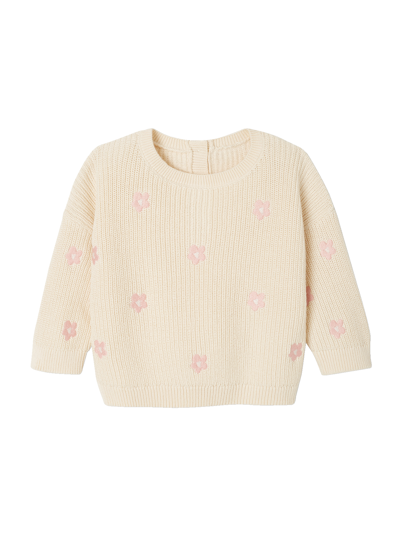Pull bébé brodé, VERTBAUDET