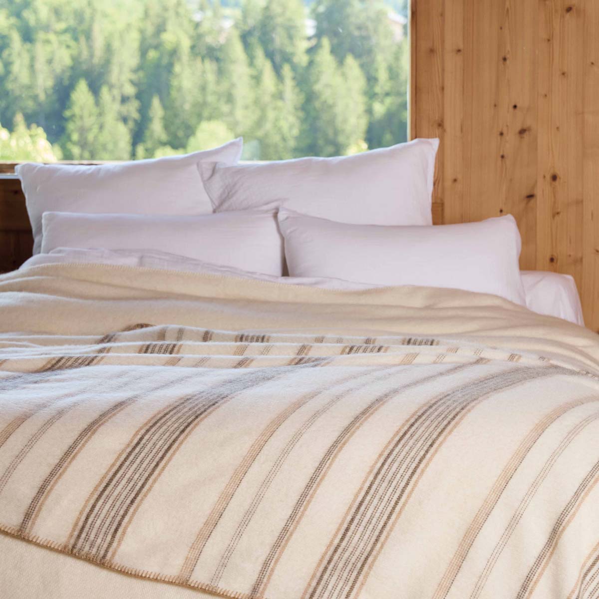 Plaid BAYONNE, TOISON D OR