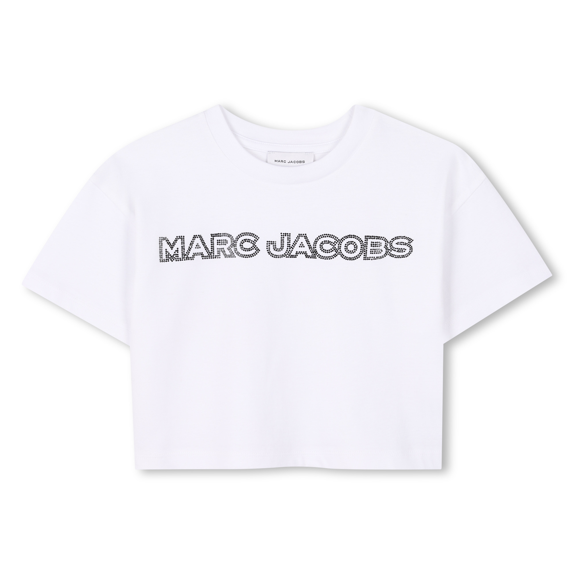 T-shirt court avec des strass, MARC JACOBS