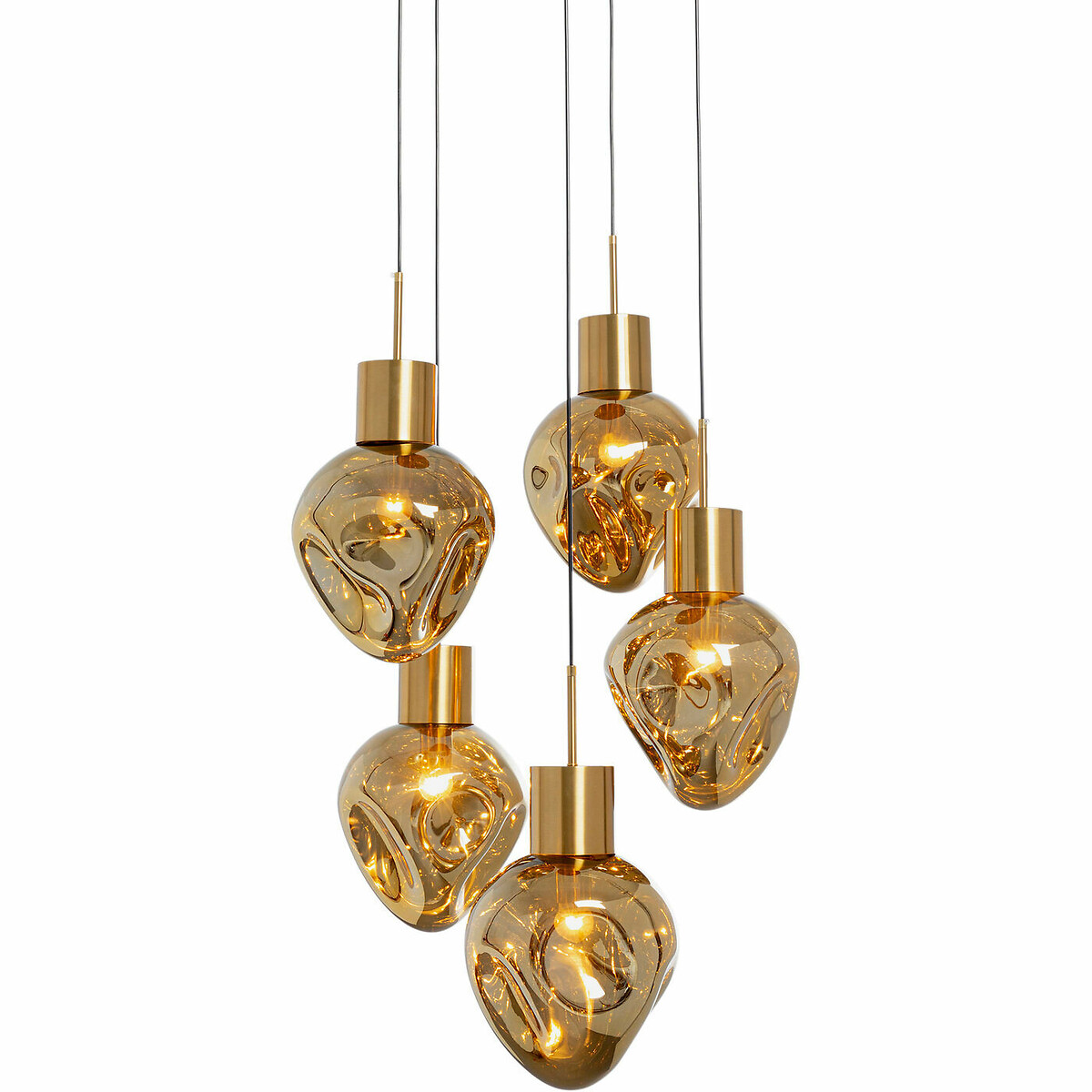 Suspension Supernova Amber Cinque Ø50cm, KARE DESIGN