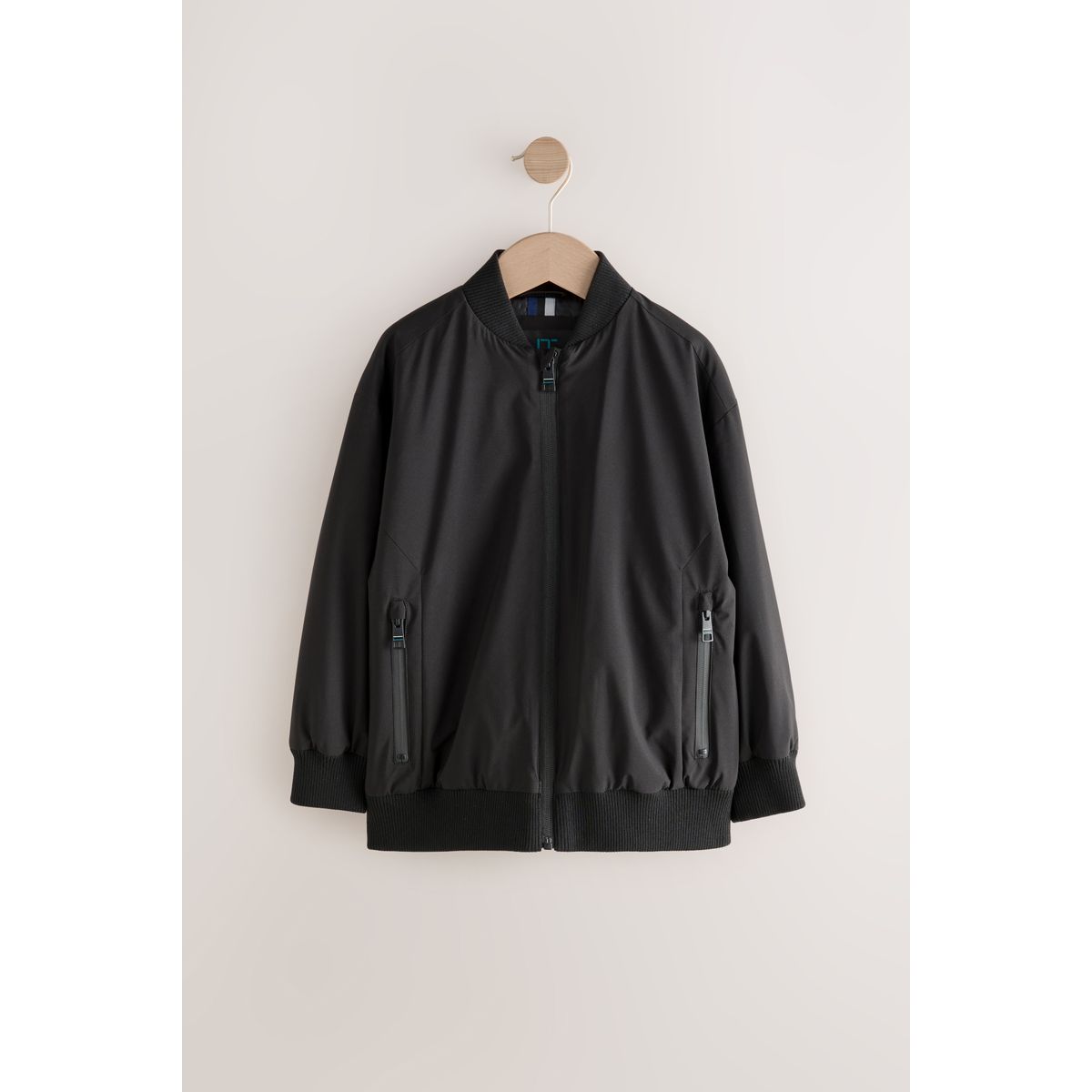 Blouson aviateur habillé noir, NEXT