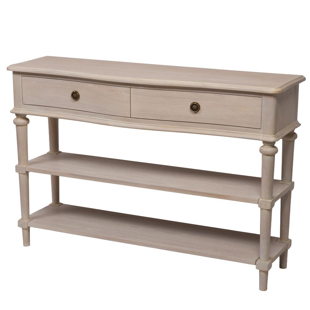 Console 2 tiroirs en bois L120 cm Carrousel, AMADEUS