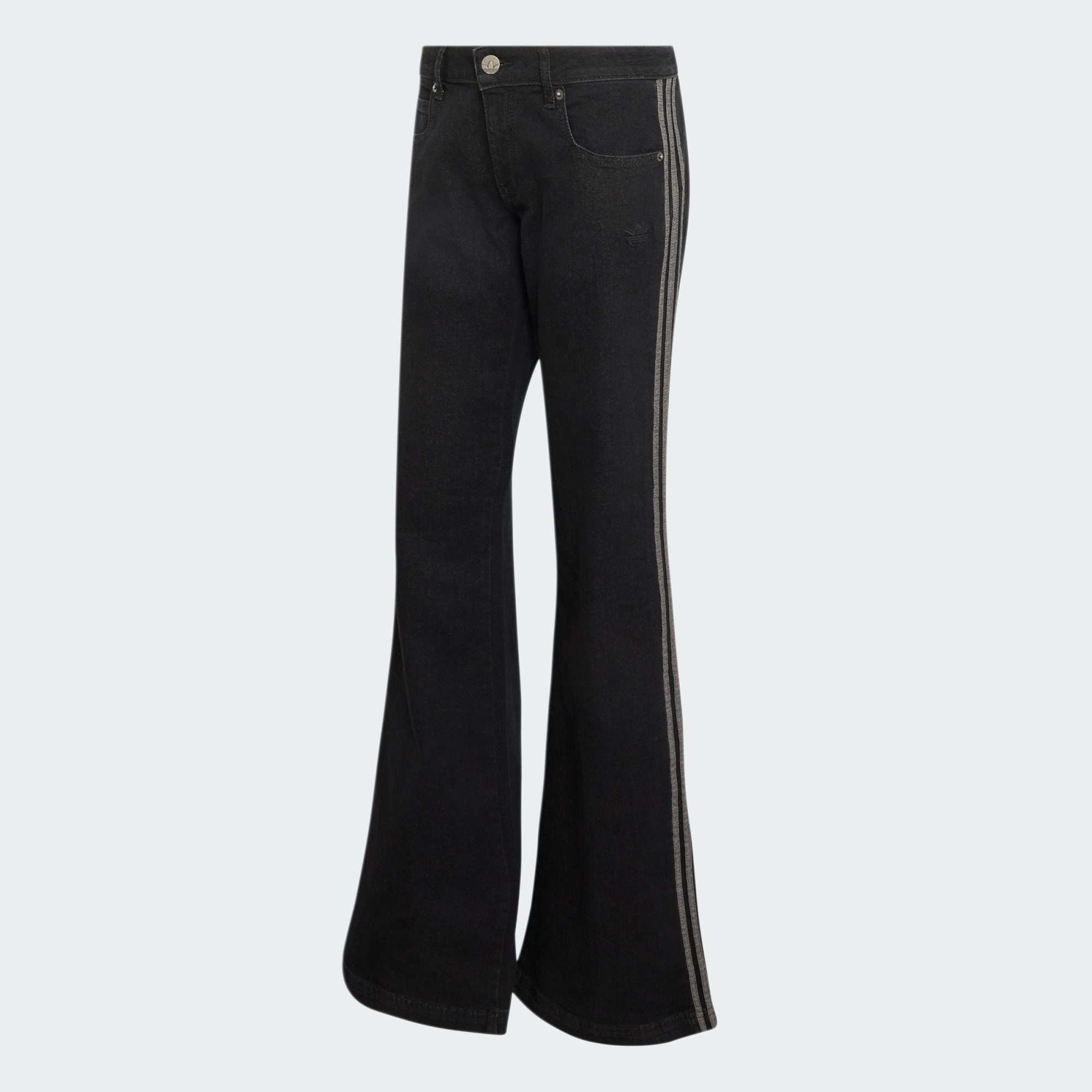 Pantalon Denim Taille Basse Et Jambes Évasées Sst, adidas Originals