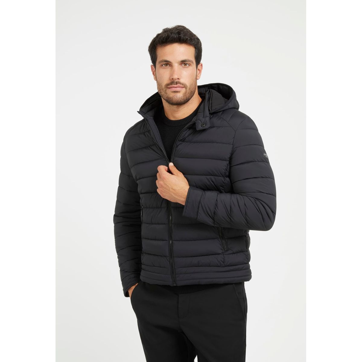 Doudoune guess homme noir La Redoute