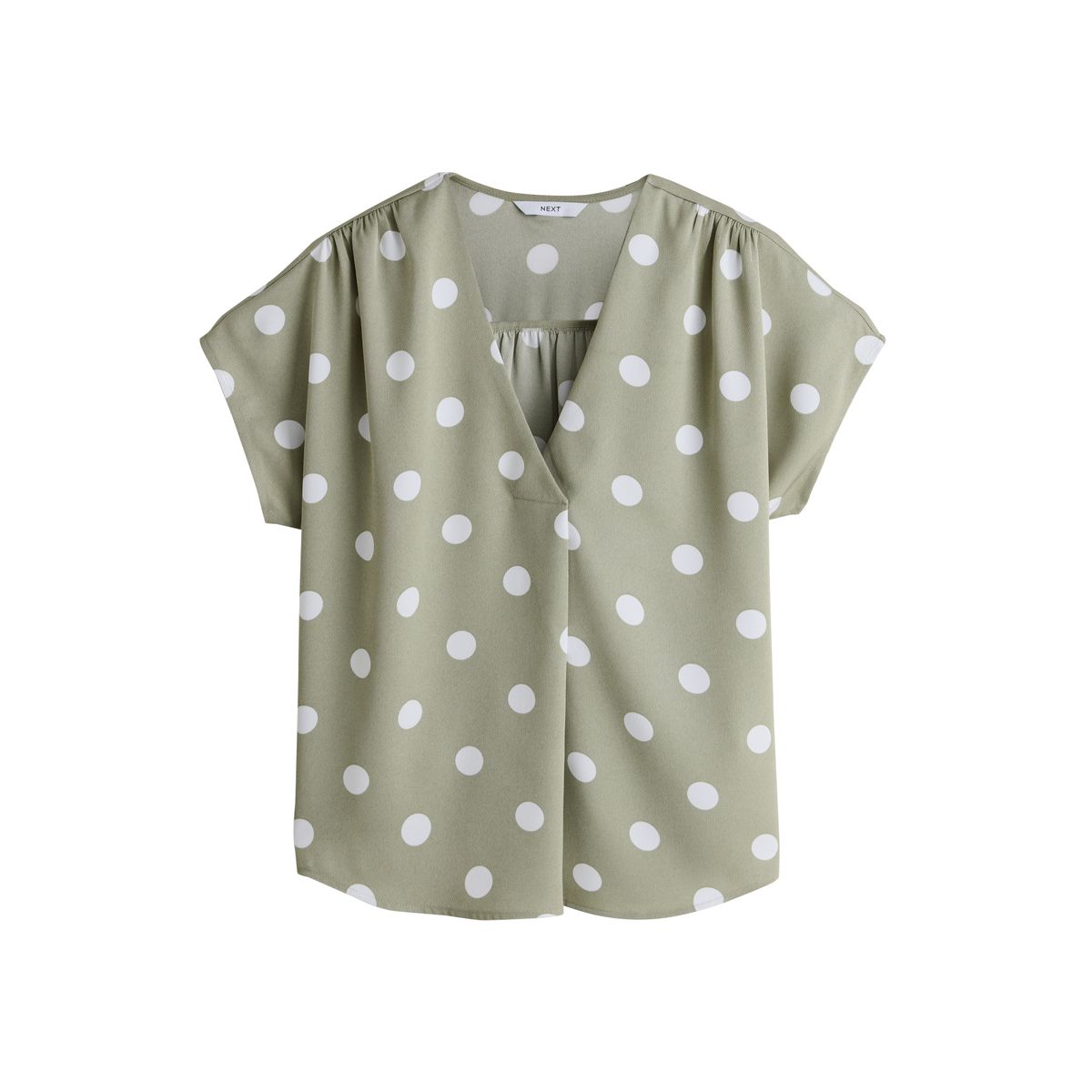 Blouse à enfiler manches courtes et col v, NEXT