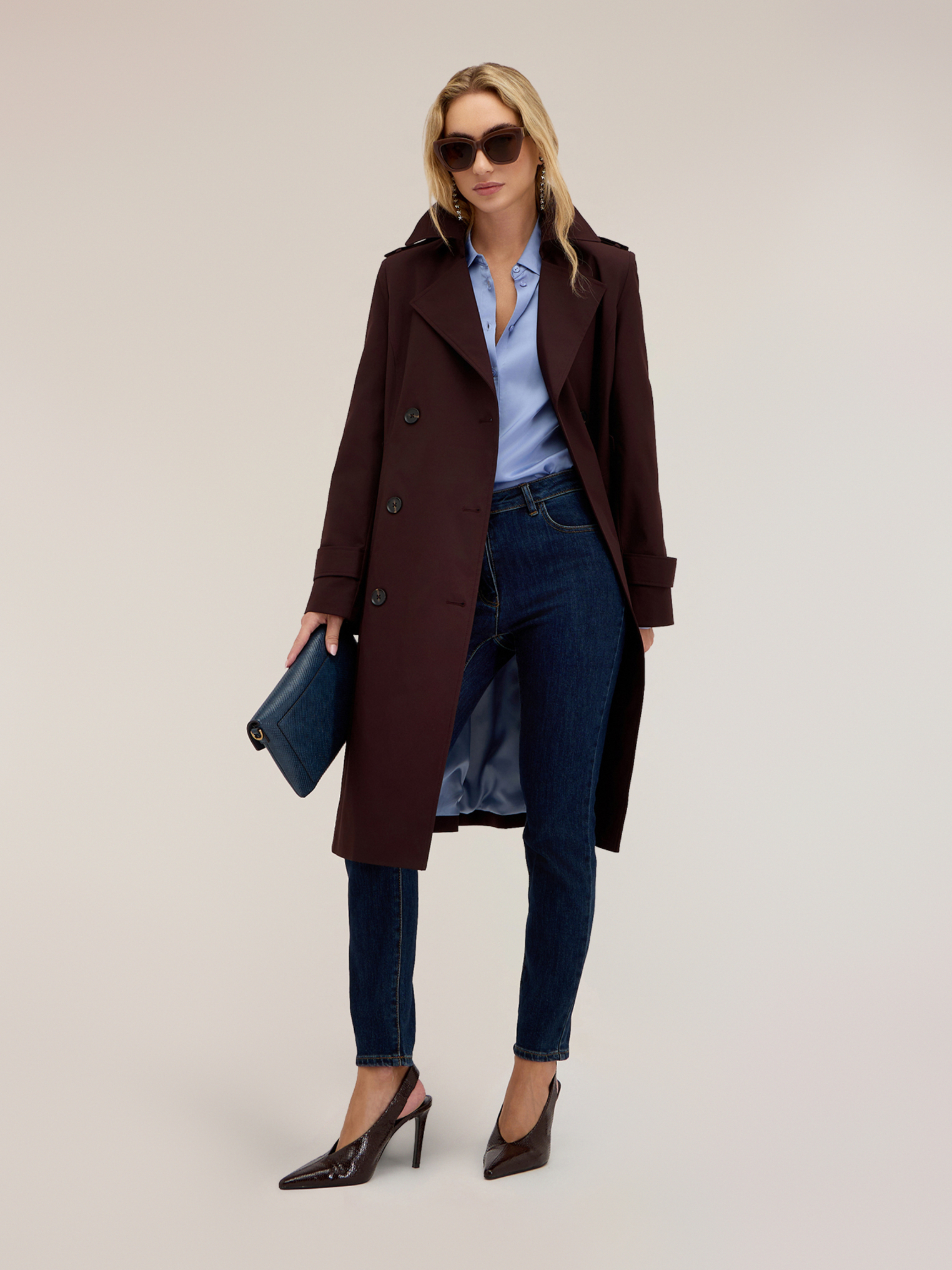 Trench-coat croisé, MOTIVI