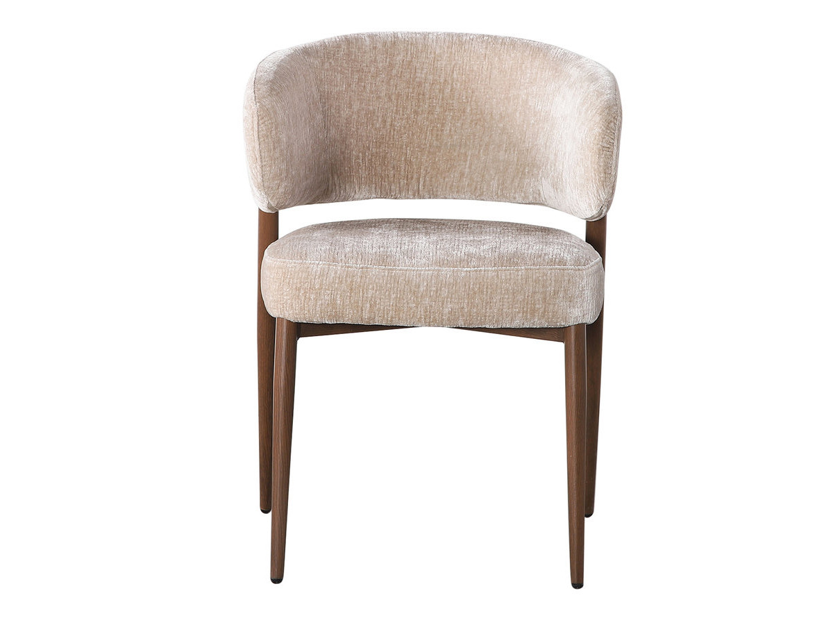 Lot de 2 chaises tissu texturé, RHEA, BOBOCHIC