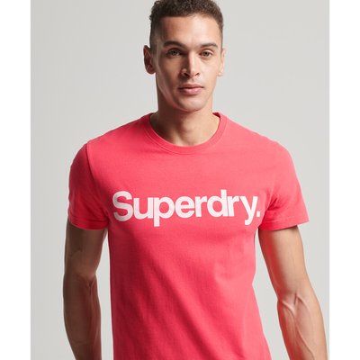 T-Shirt mit rundem Ausschnitt, Logoprint SUPERDRY