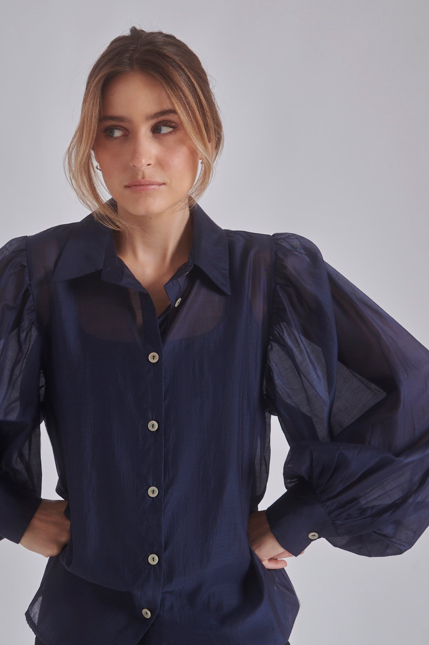 Blouse en voile transparent WINDY, BENOA