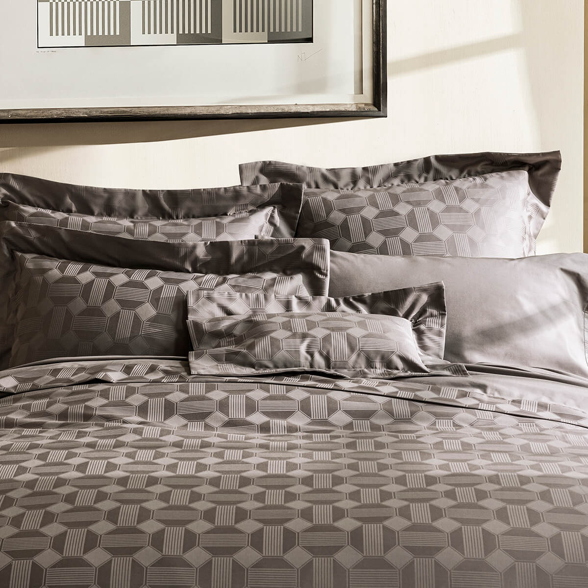 Taie décorative en Coton, PALACIO, LE JACQUARD FRANCAIS
