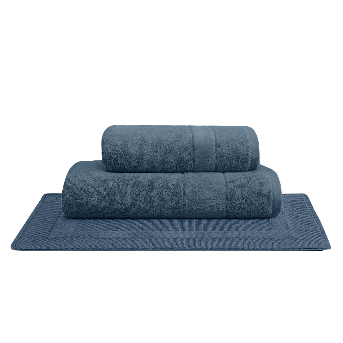 Ensemble de bain 3 pièces 650 g/m² avec tapis CALIFORNIA, SENSEI MAISON
