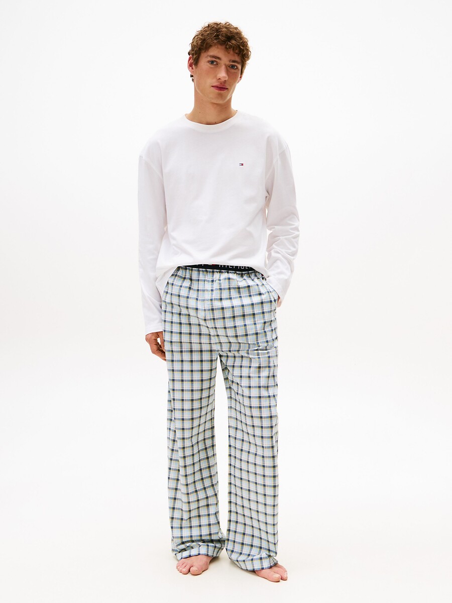 Long Sleeve Printed Pyjamas, TOMMY HILFIGER