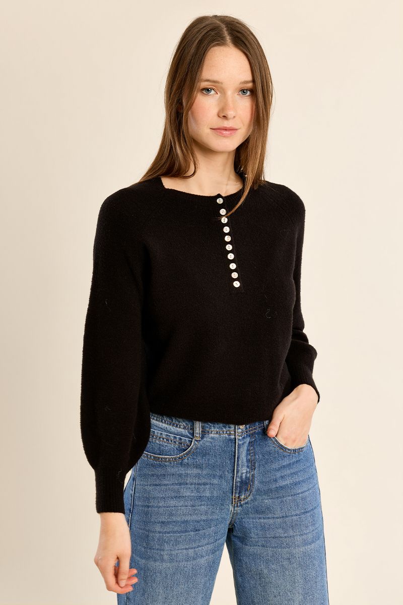 Pull en maille boutonné, MOLLY BRACKEN