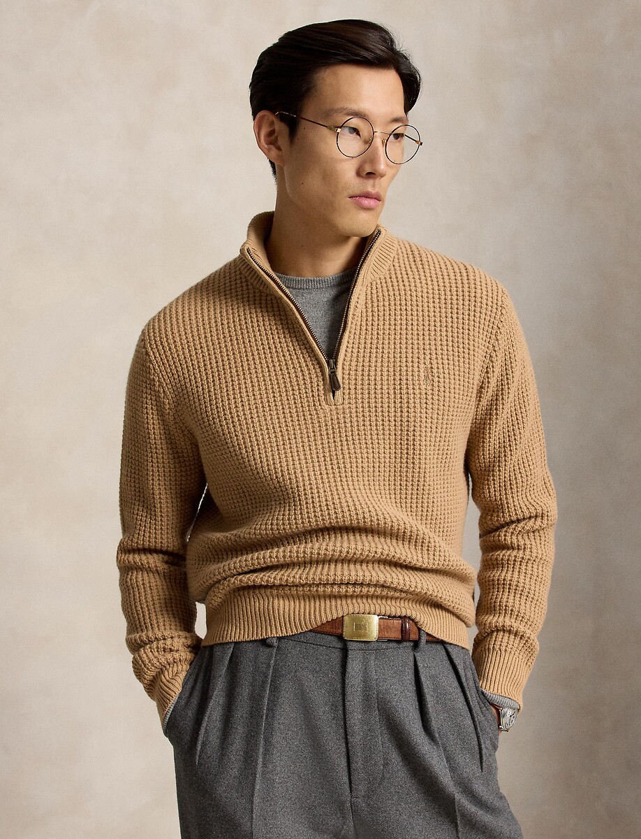 Pull camionneur, en laine mélangée, POLO RALPH LAUREN