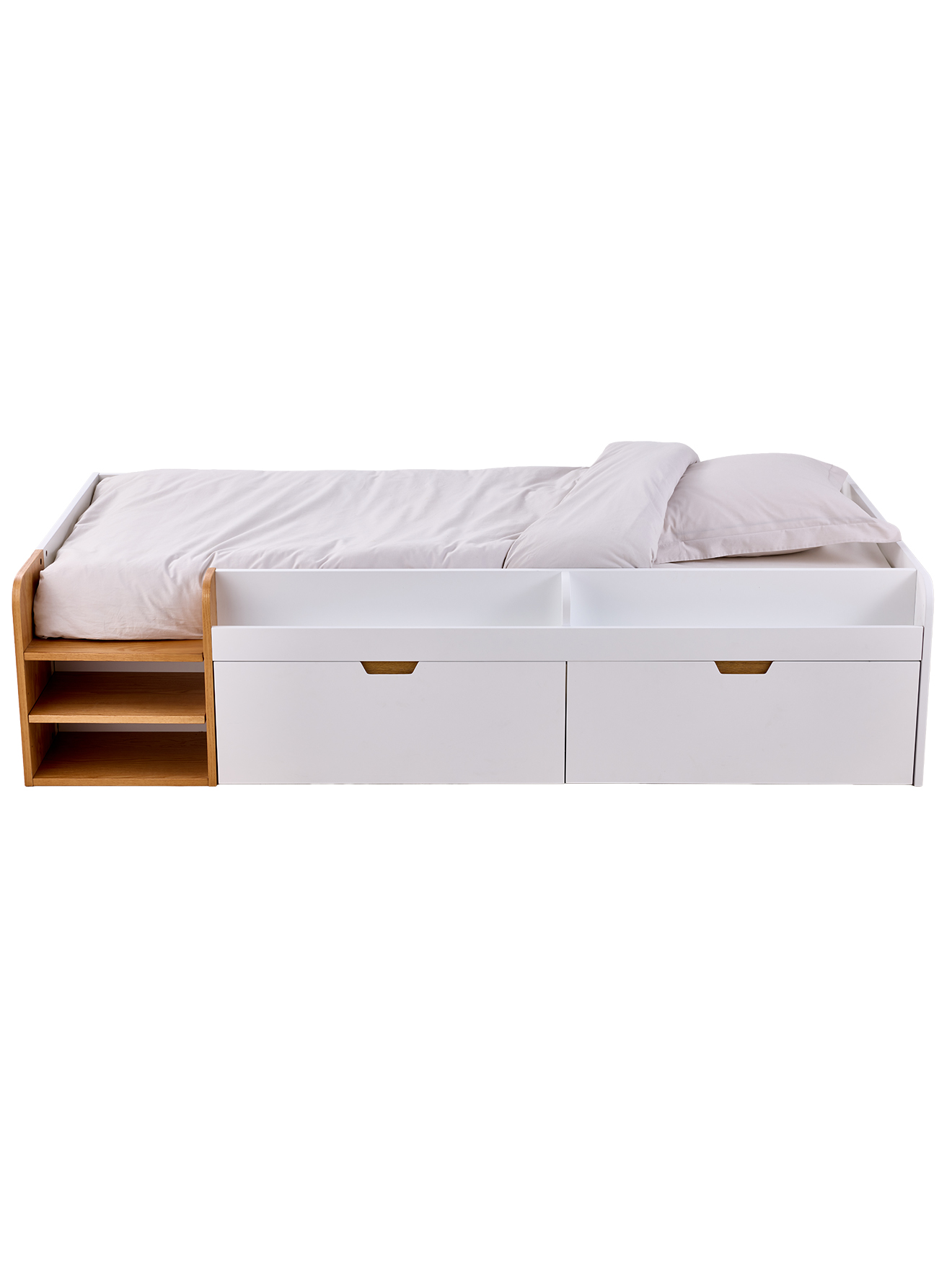 Lit enfant avec rangements 90x200cm Pirouette, VERTBAUDET