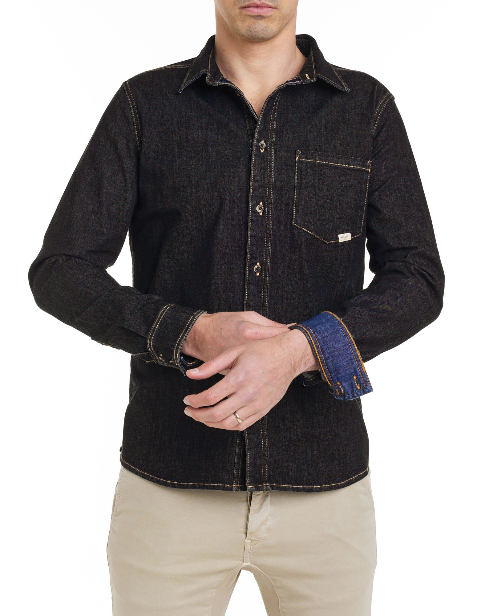 CHEMISE DARKBLUE, PULLIN
